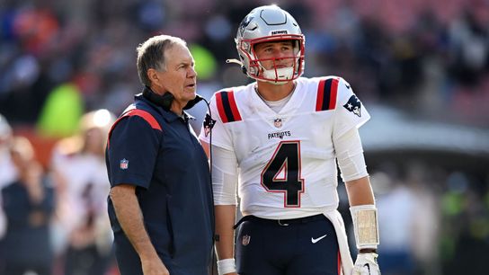 Bedard: Bill Belichick doesn't sound like he has Zappe fever ... should he? taken at BSJ Headquarters (Patriots)